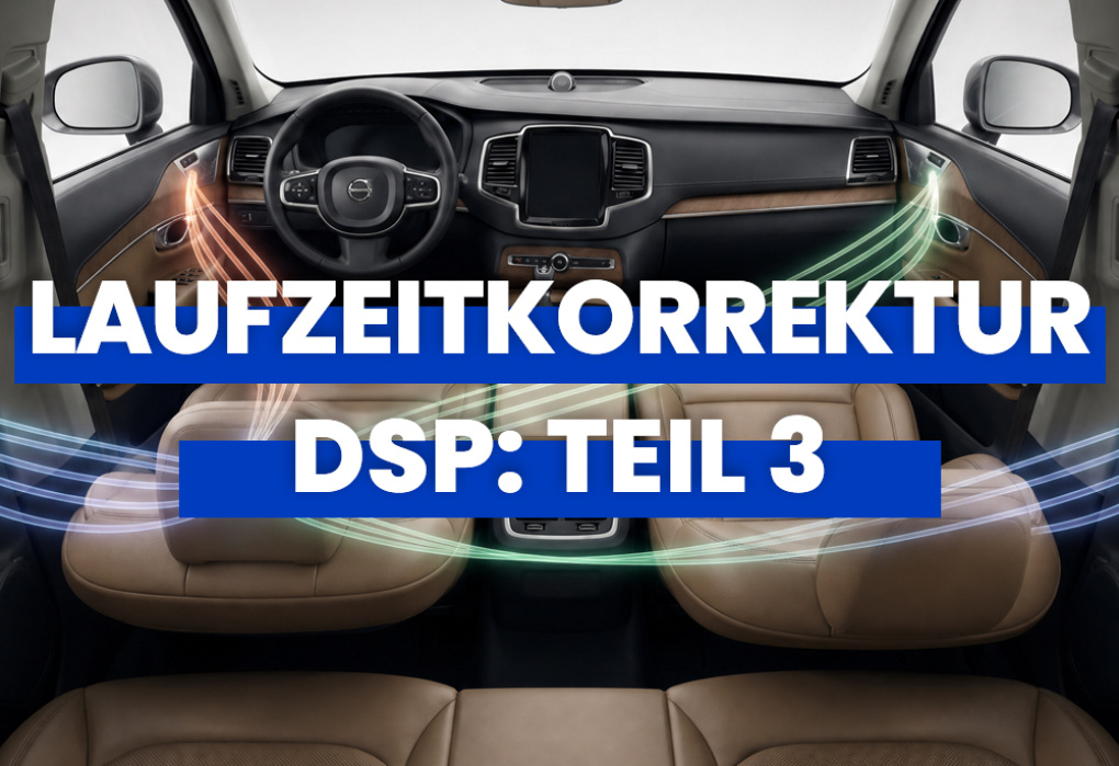 Laufzeitkorrektur im DSP: den Klang richtig ausrichten